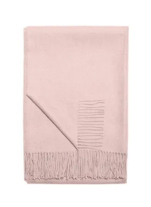 Baby Alpaca Shawl - Blush Pink