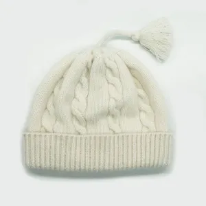 BABY CASHMERE CABLE HAT STITCH