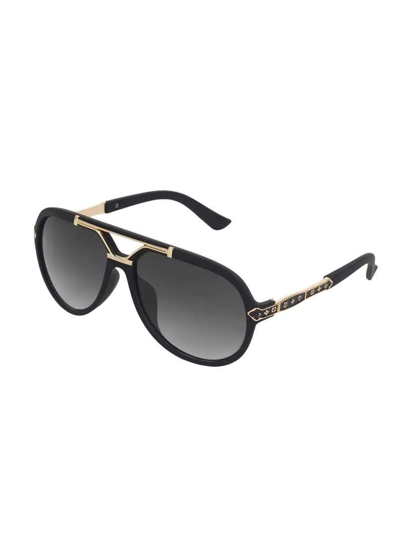 Black Aviator Sunglasses