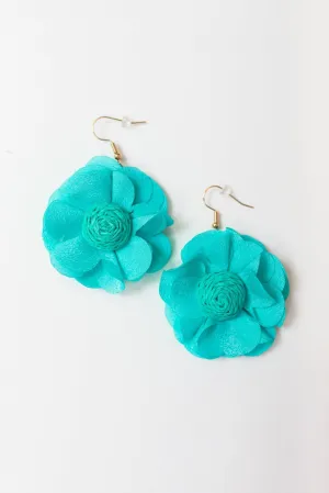 Bloom Season Earrings, TURQUOISE