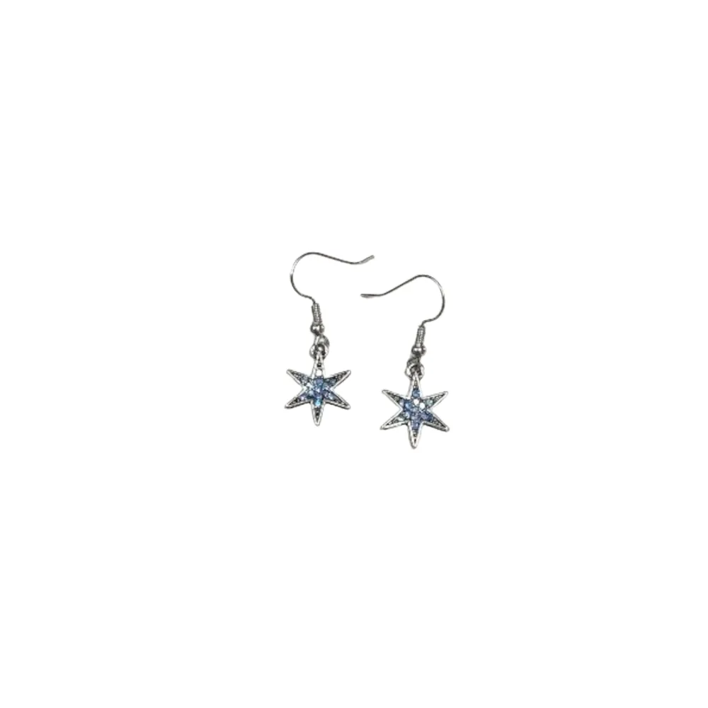 Blue Star Earrings