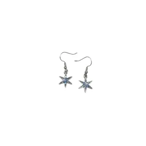Blue Star Earrings