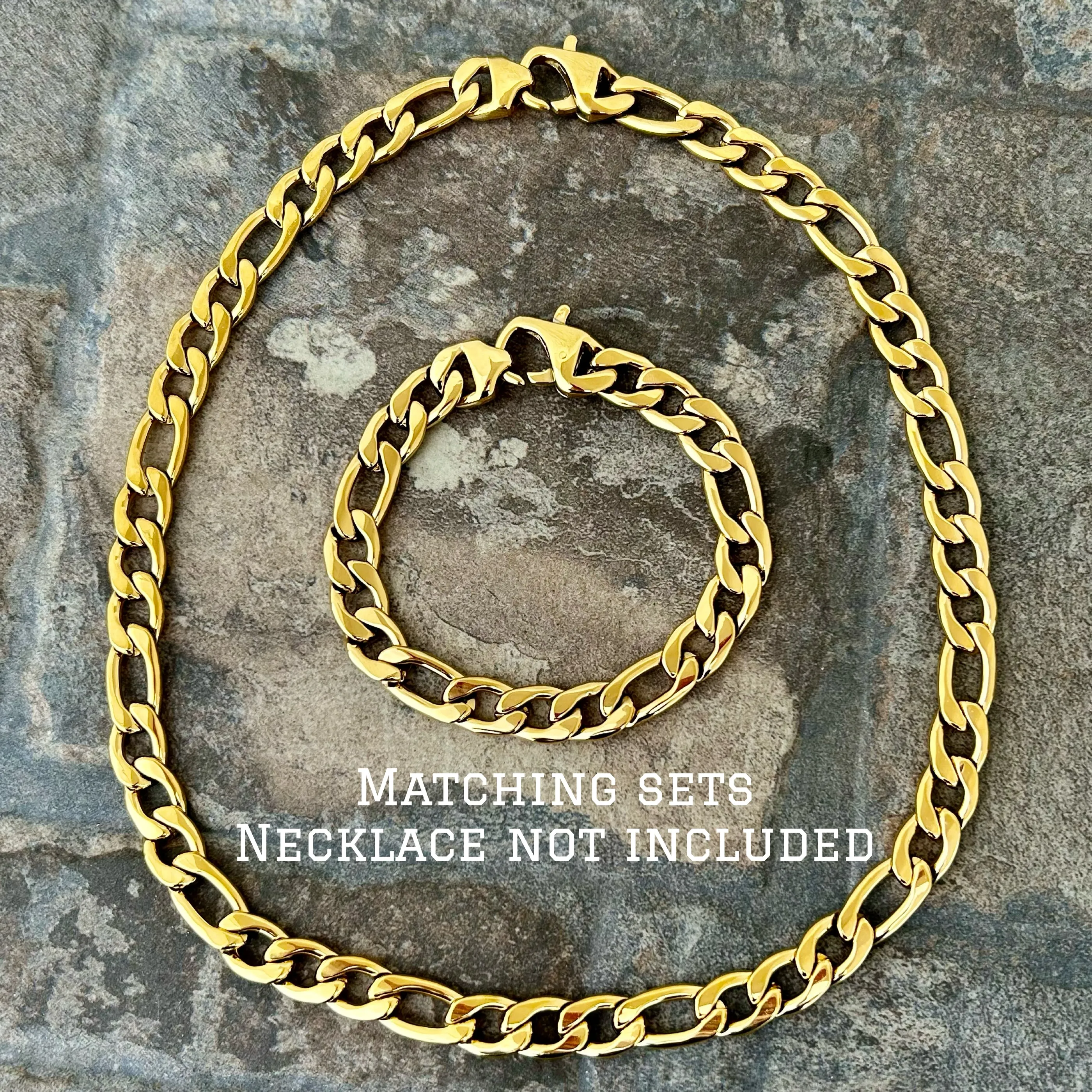 Bracelet - Diamond Cut Cuban Link - Custom - Gold - 3/8 wide - CB05