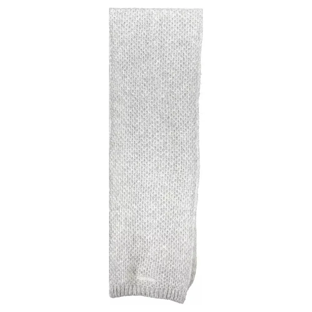 Calvin Klein Gray Alpaca Women Scarf