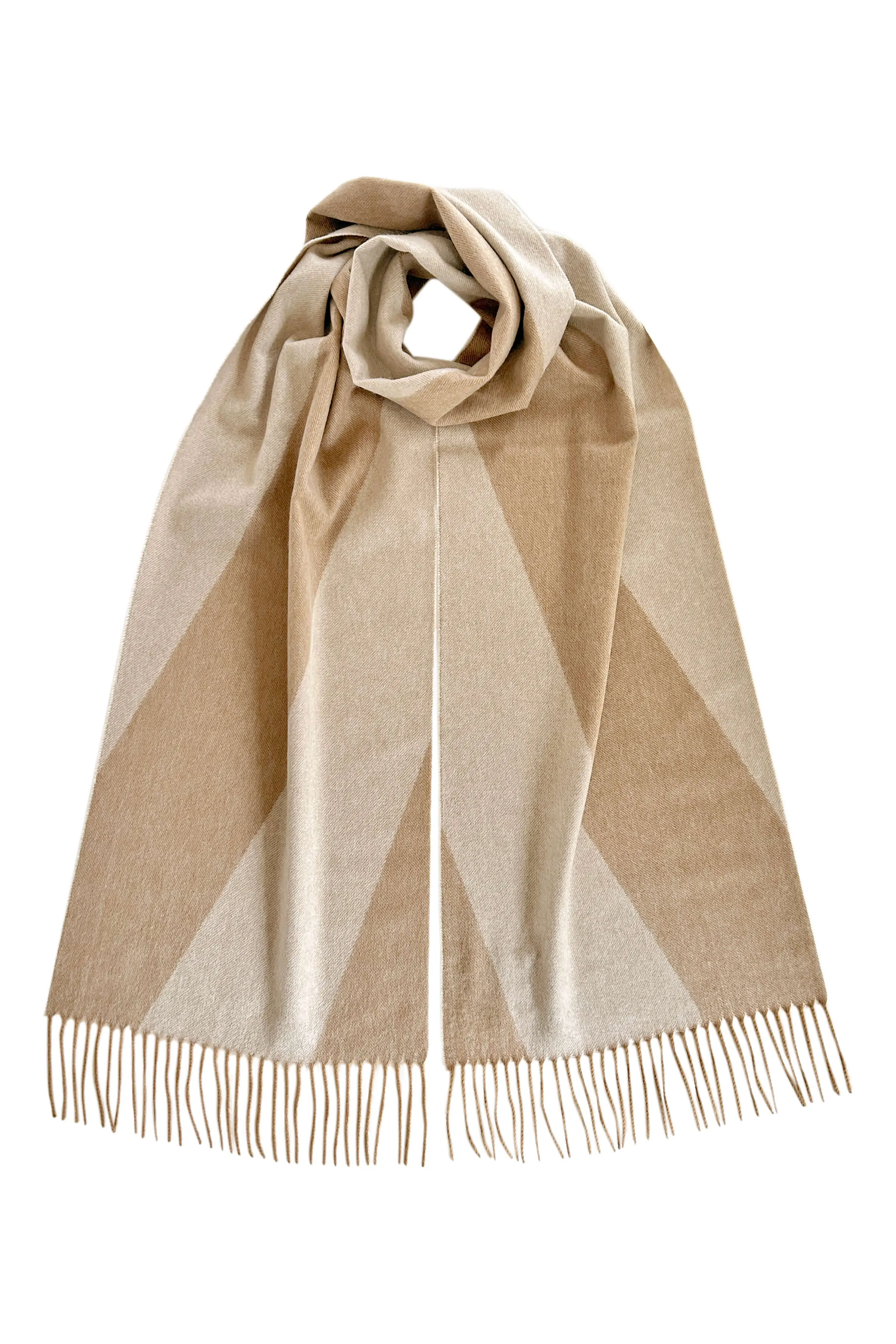 Chevron Cashmere Vicuña Scarf