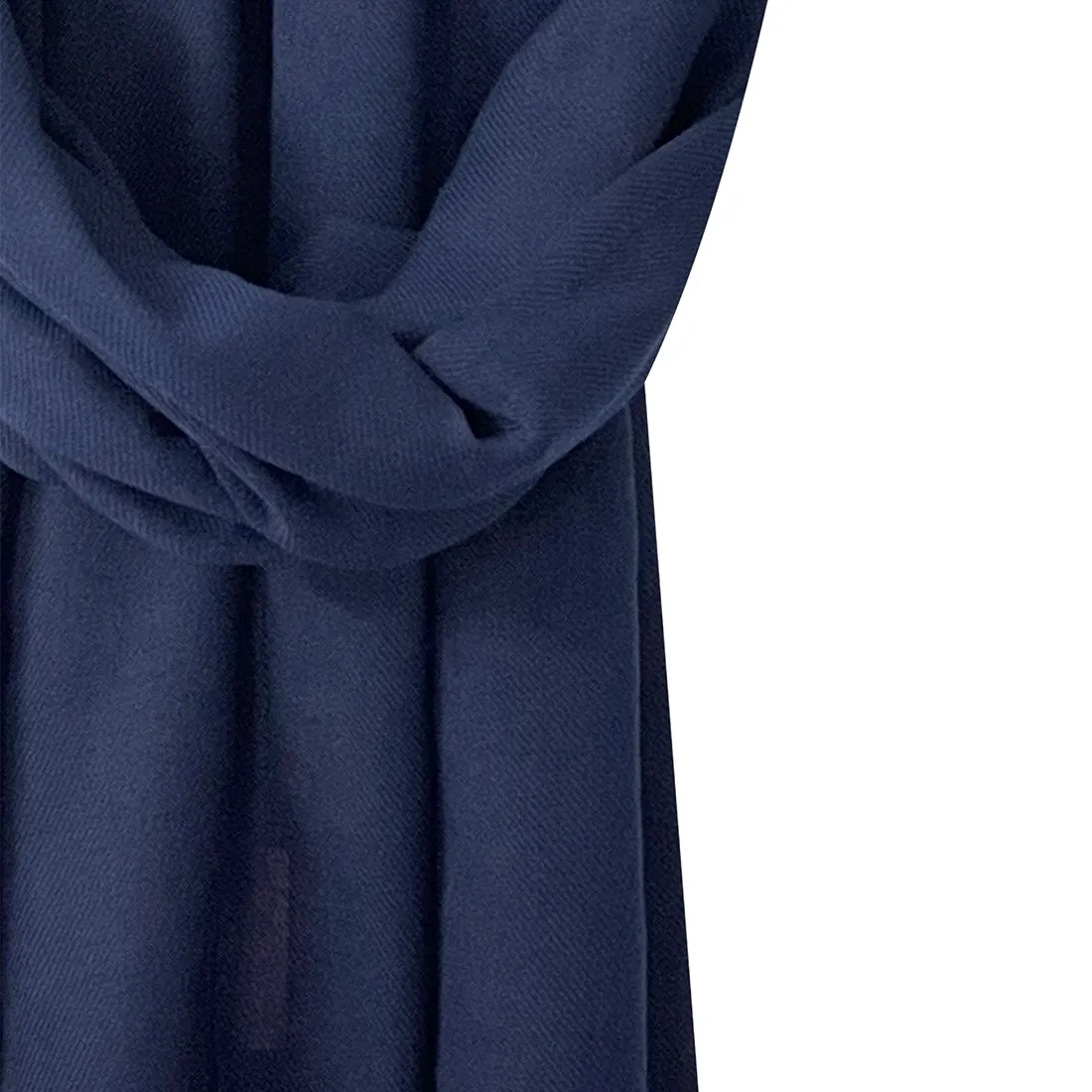 Contemporary Solid Blue Miyabi Scarf