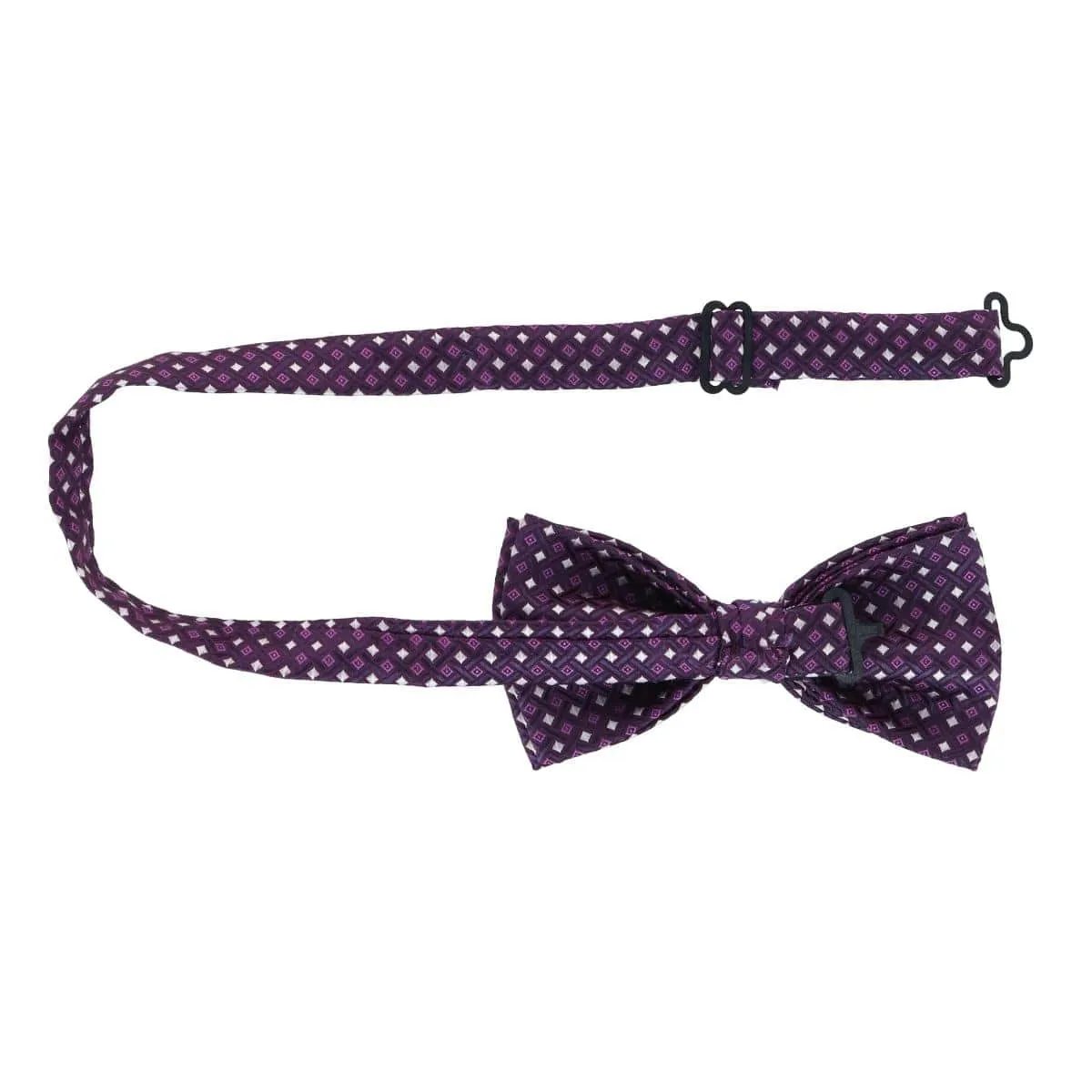 CTM® Men's Neat Print Bow Tie and Cummerband Set