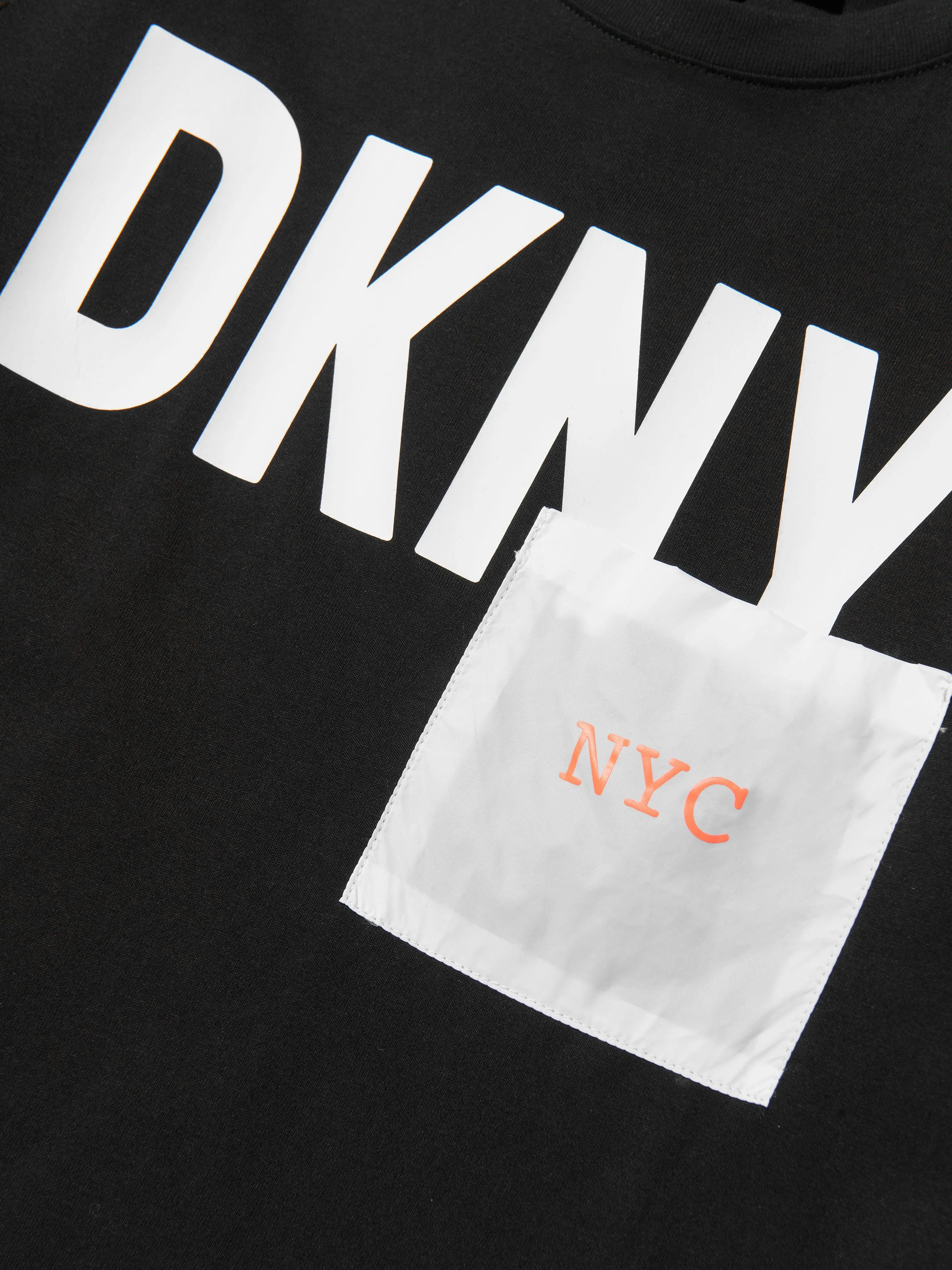 DKNY Boys Long Sleeve Pocket T-Shirt