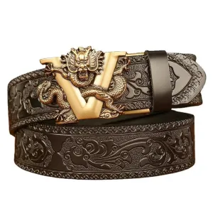 DragonVogue V-Shaped Pattern Belt