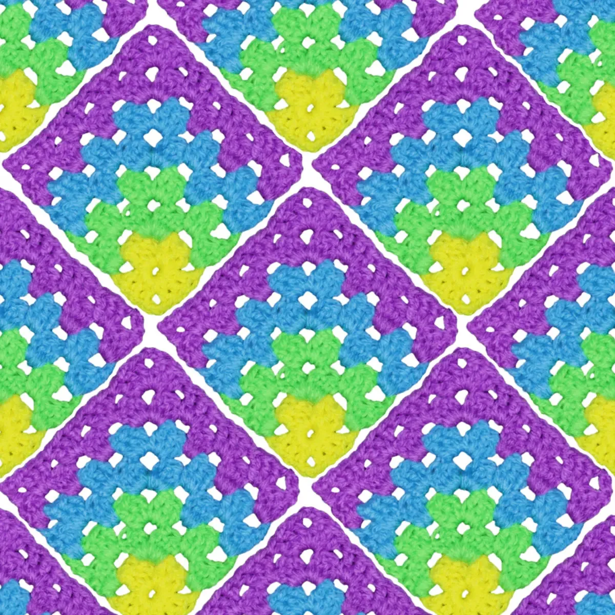 Easy Mitered Granny Square – Modern and Simple Crochet Pattern