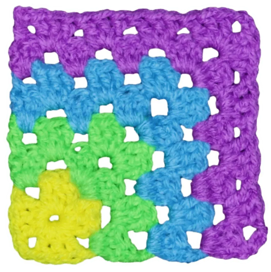 Easy Mitered Granny Square – Modern and Simple Crochet Pattern