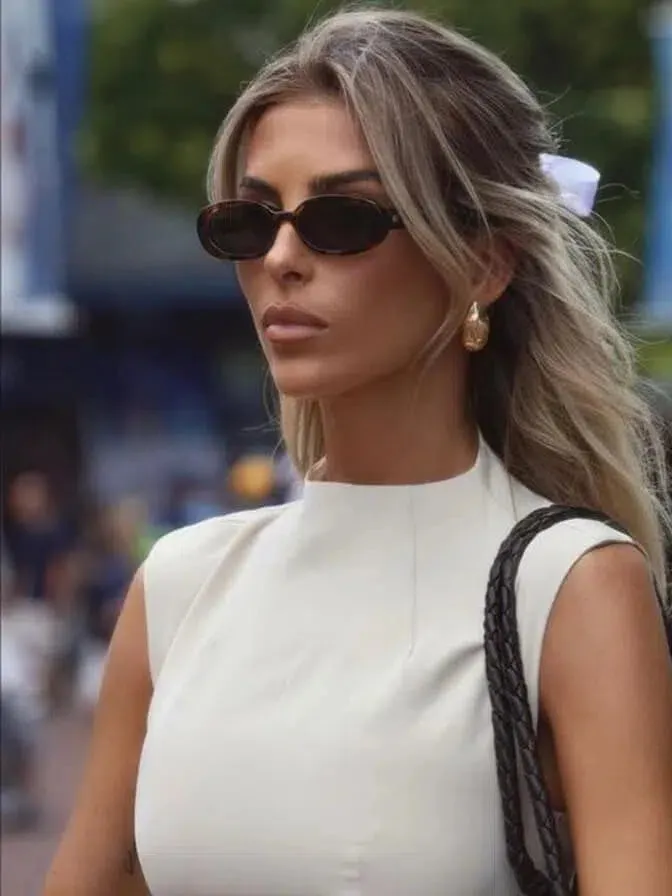 Fiorella – Retro oval frame – Sunglasses