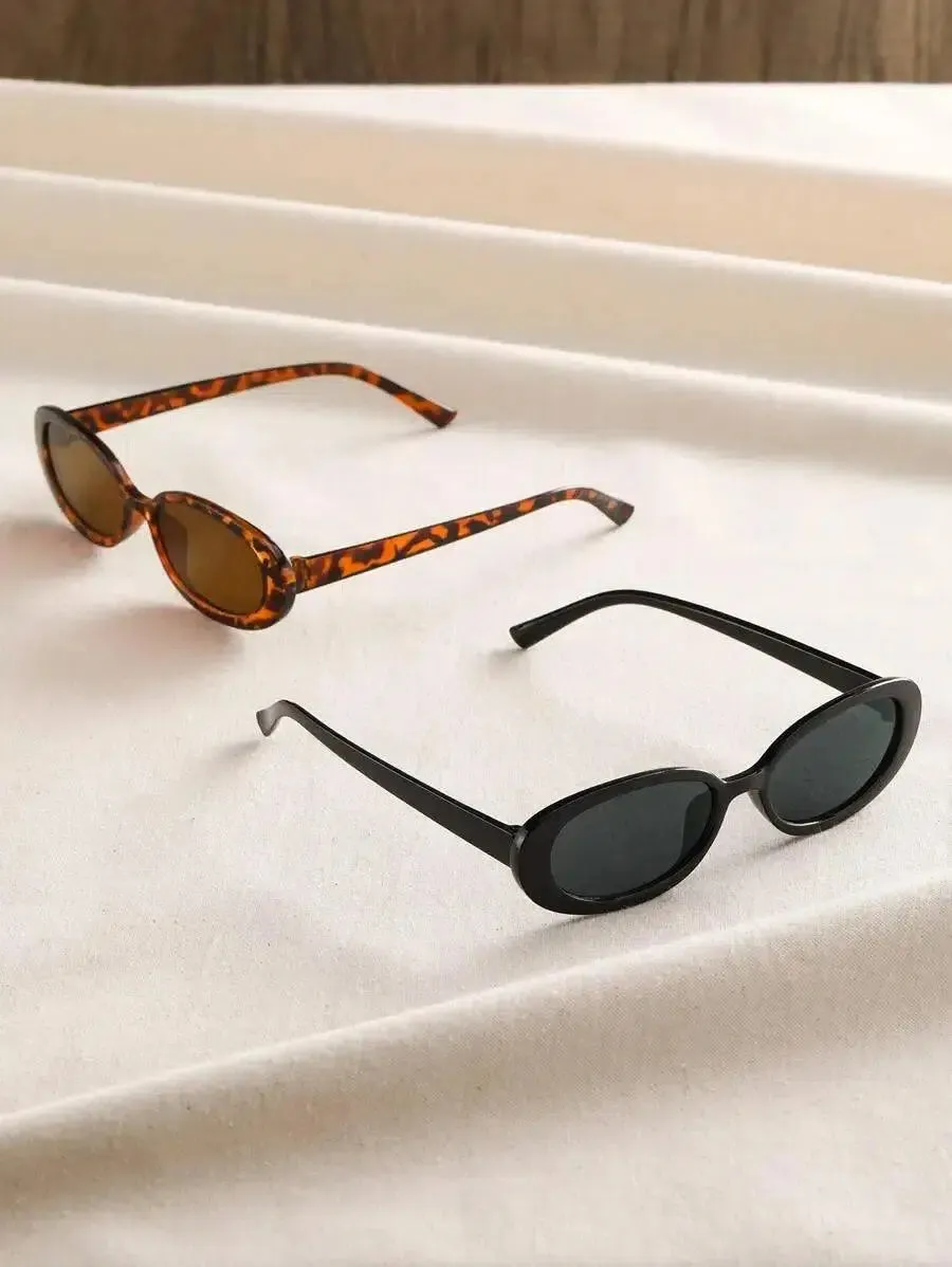 Fiorella – Retro oval frame – Sunglasses