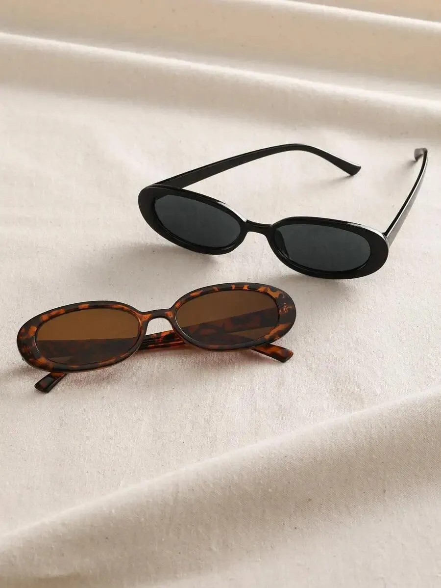 Fiorella – Retro oval frame – Sunglasses