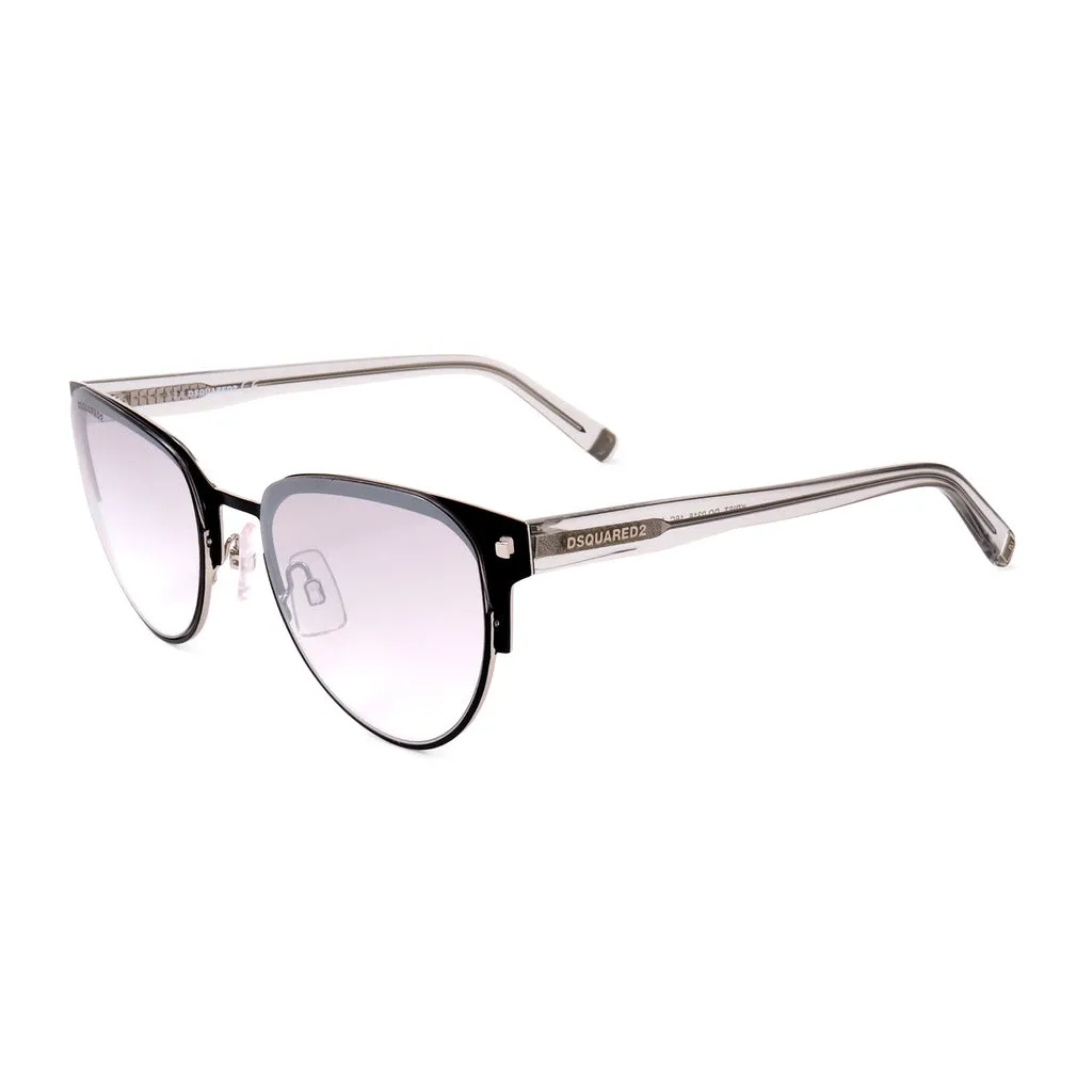 Glamorous Women's Metal Frame Sunglasses with UV Protection