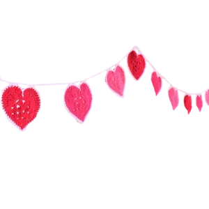 Granny Square Heart Bunting – Easy Crochet Pattern for Handmade Decor