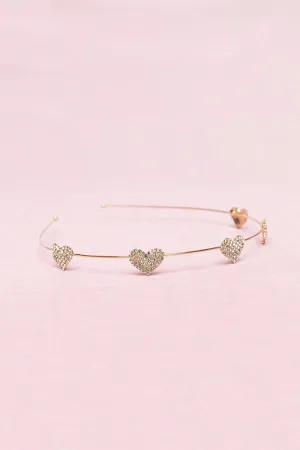 Great Pretenders Boutique Headband - Rhinestone Heart