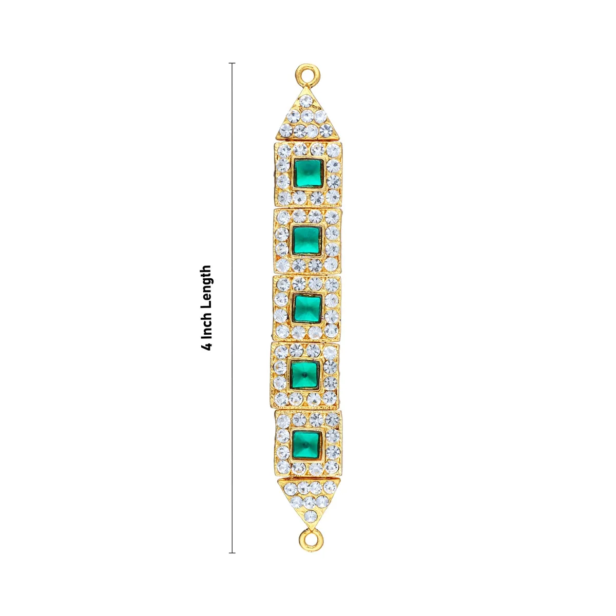 Hip Belt - 4 Inches | Stone Belt/ Waist Belt/ Stone Jewellery for Deity