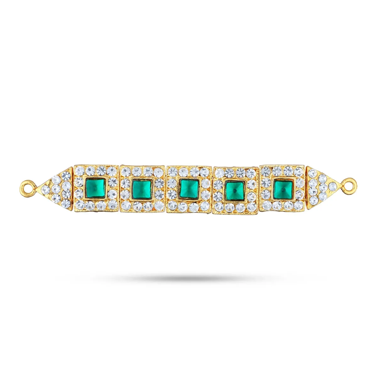 Hip Belt - 4 Inches | Stone Belt/ Waist Belt/ Stone Jewellery for Deity
