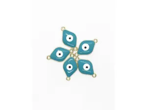 Light Blue Evil Eye Designer Charms