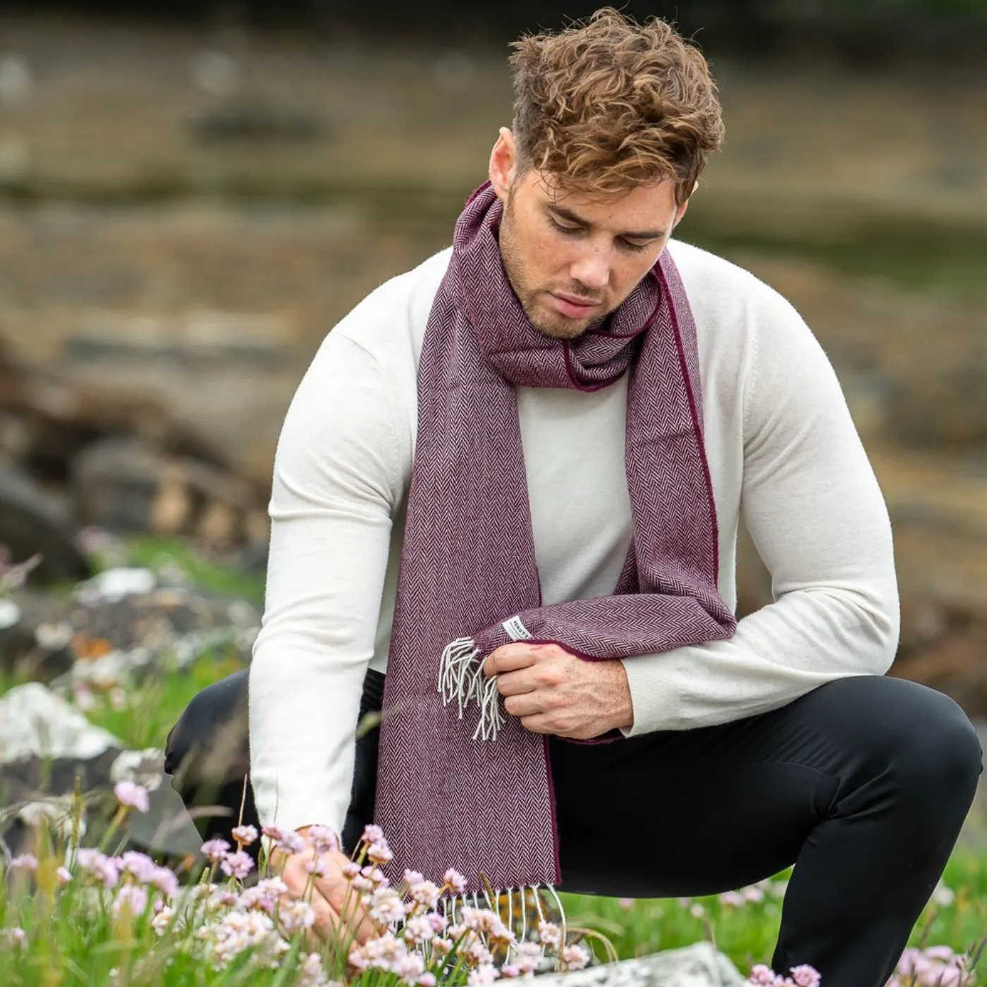 McNutt Lambswool Herringbone Scarf