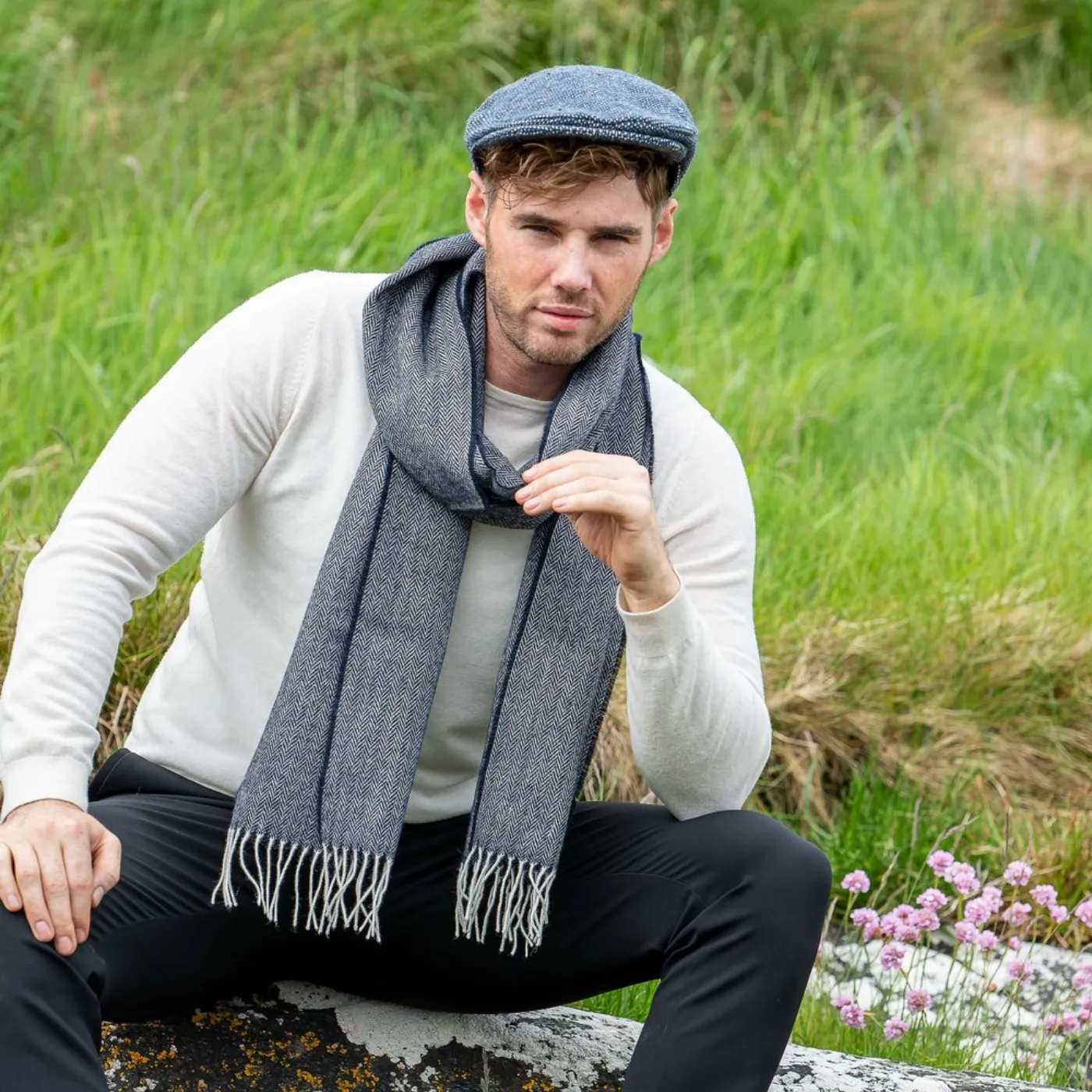 McNutt Lambswool Herringbone Scarf