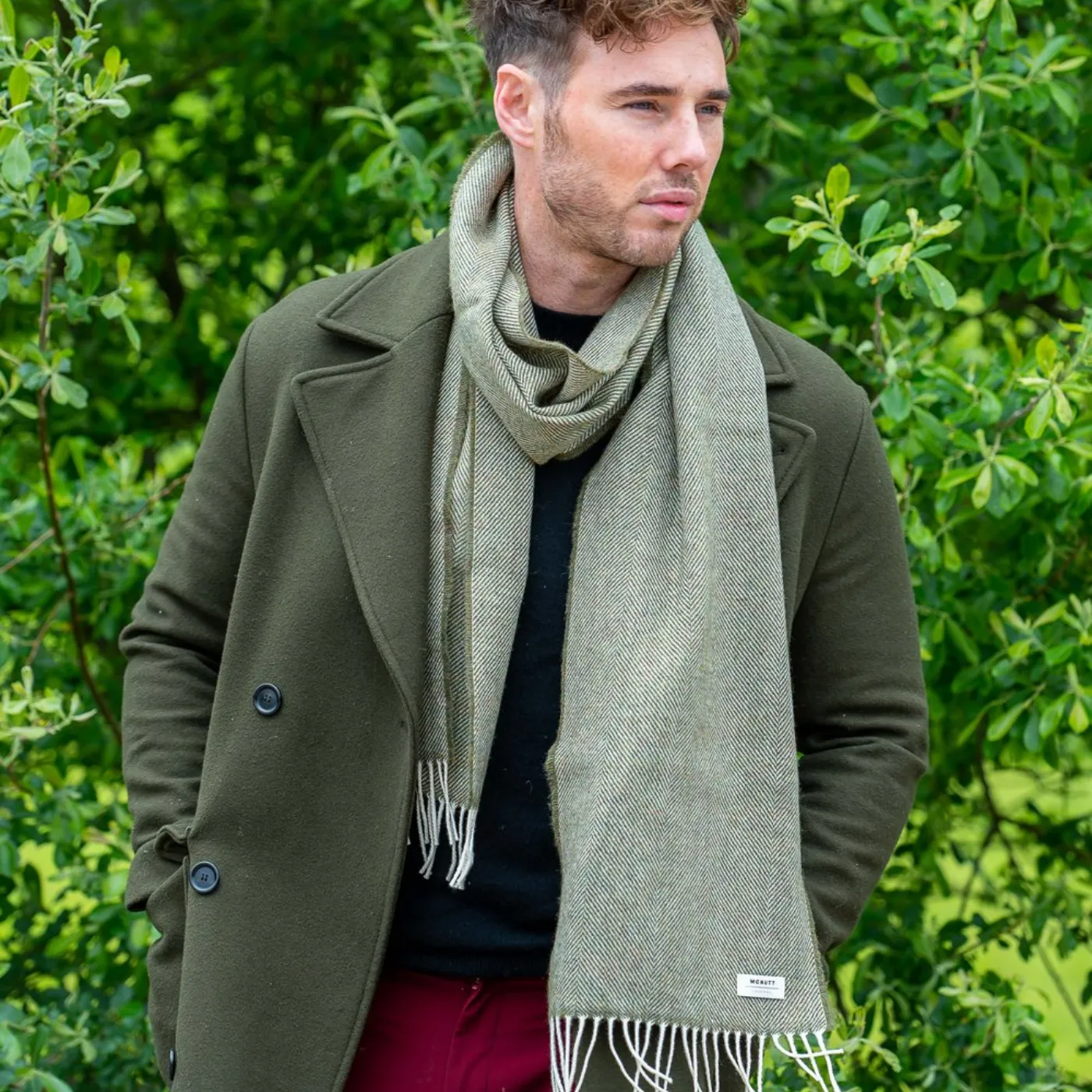 McNutt Lambswool Herringbone Scarf
