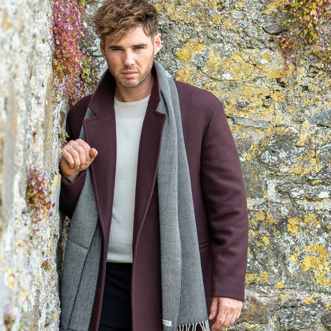 McNutt Lambswool Herringbone Scarf