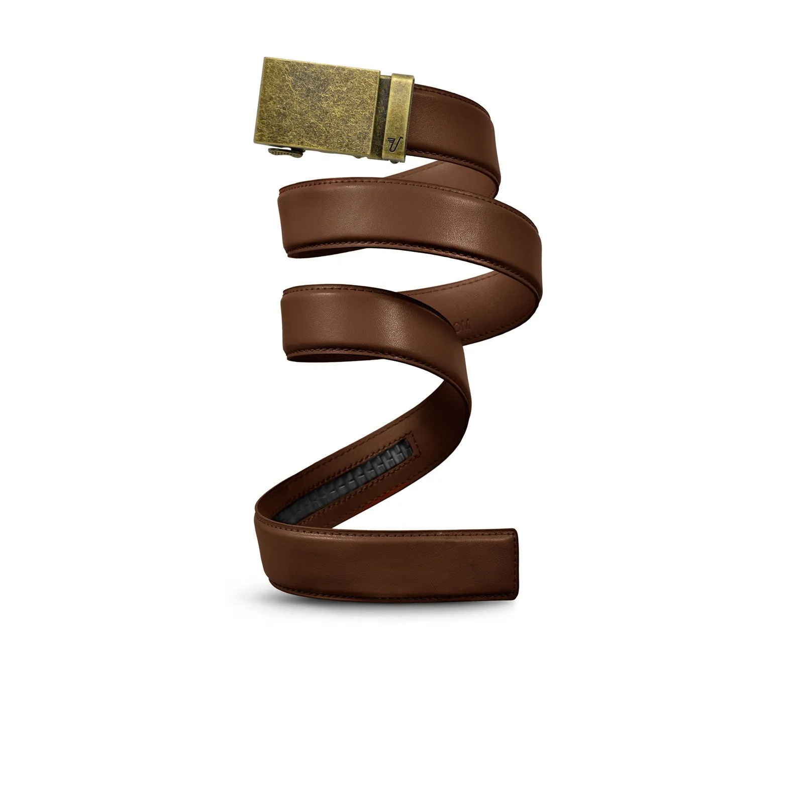 Mission Belts Leather Belt (Men) - Bronze/Mocha Brown Leather