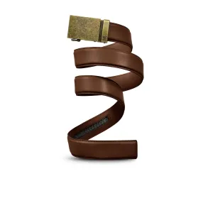 Mission Belts Leather Belt (Men) - Bronze/Mocha Brown Leather