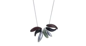 Multi-Pendant Silver Necklace