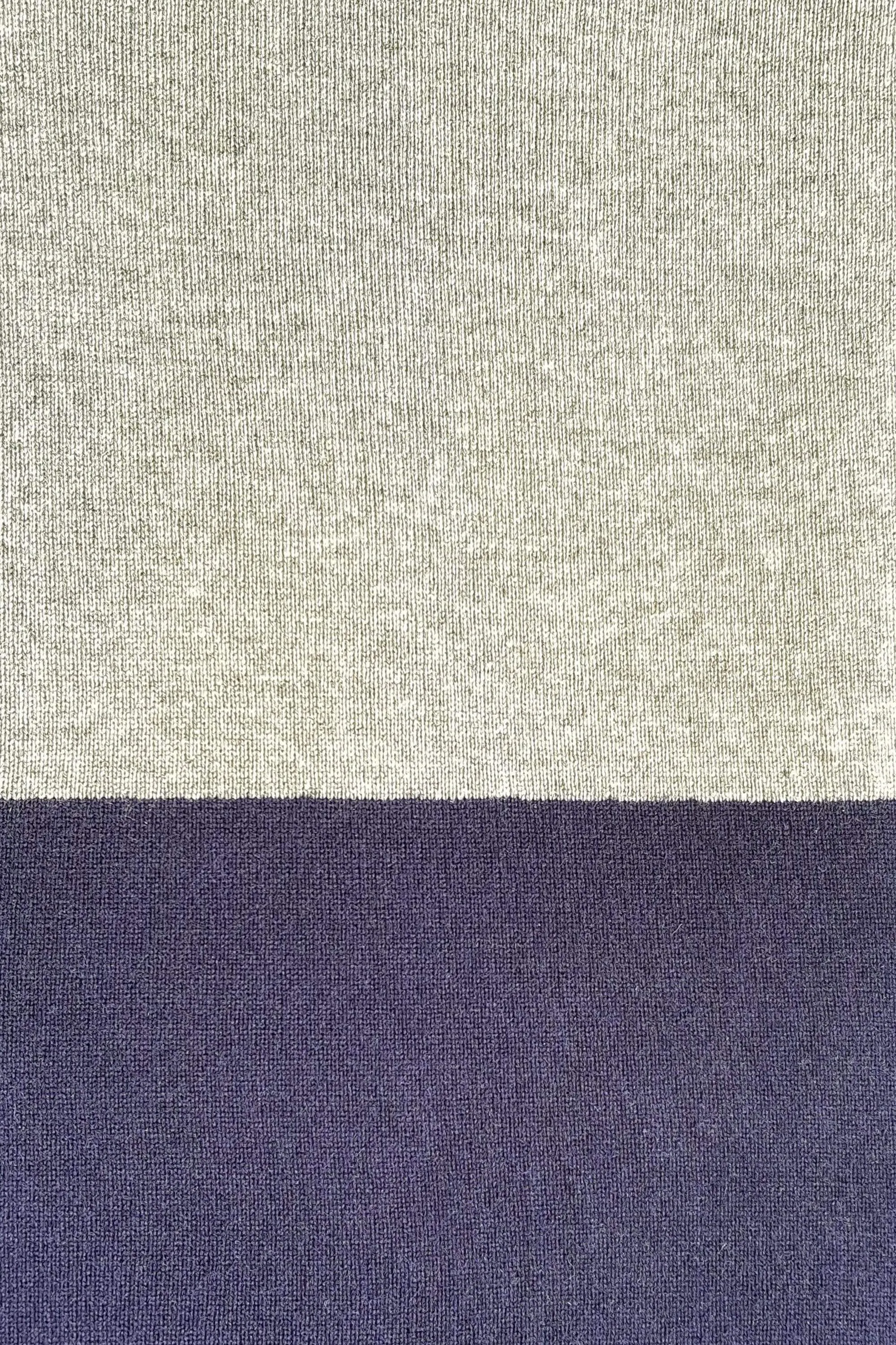 Navy Blue & Grey Two Tone Wrap