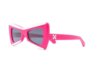 Off-White Nashville Cateye Sunglasses Pink/White/Grey