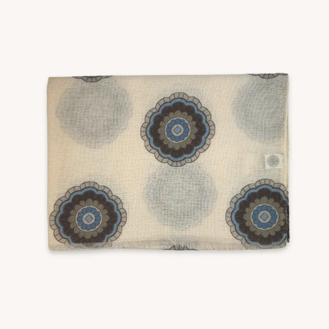 Off-White Wool Scarf