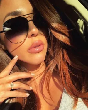 Ombre Purple Gradient Metal Aviator Sunglasses
