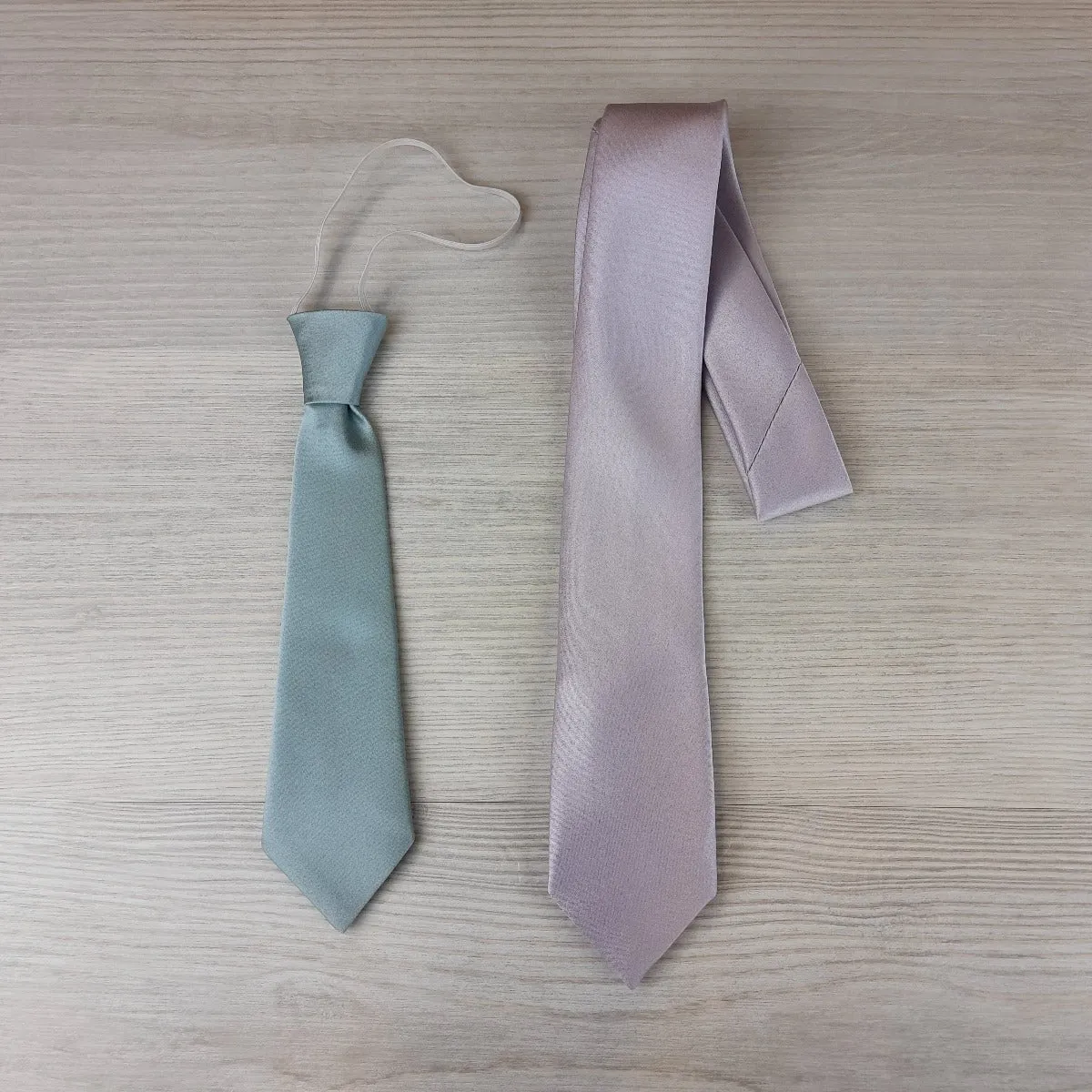 Onyx Shantung Boys Ties