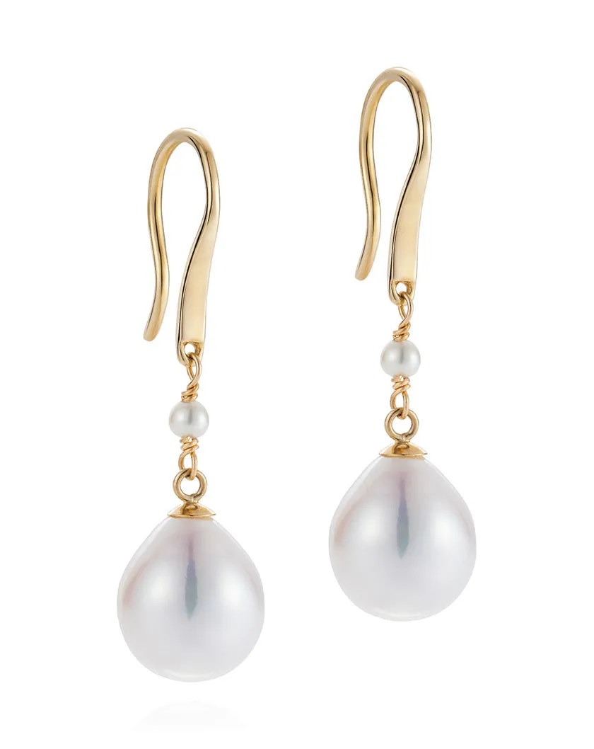 Pearl Teardrop Earrings