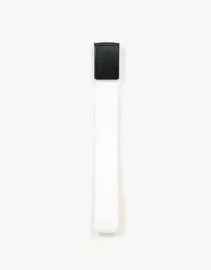 Route One Athletic Web Belt - White