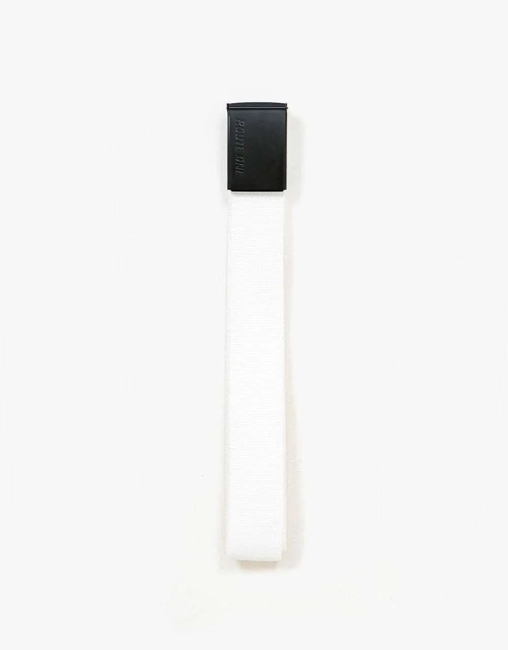 Route One Athletic Web Belt - White