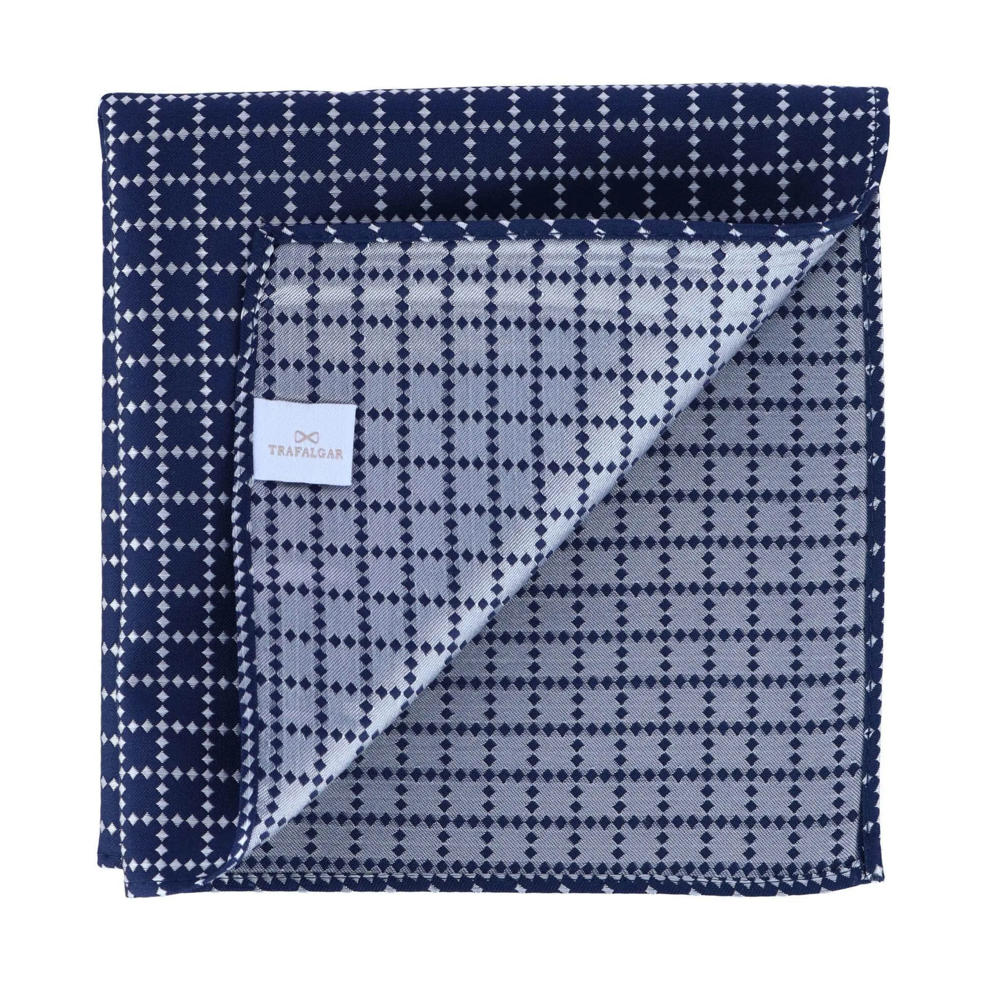 Rowan Geometric Pattern 12 x 12 Silk Pocket Square Set