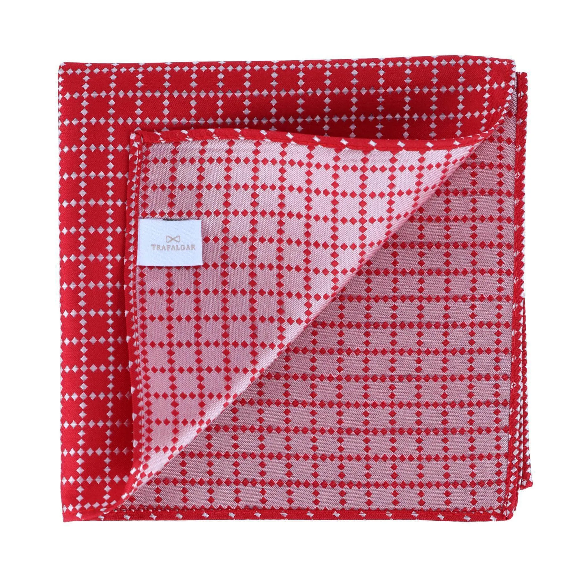 Rowan Geometric Pattern 12 x 12 Silk Pocket Square Set
