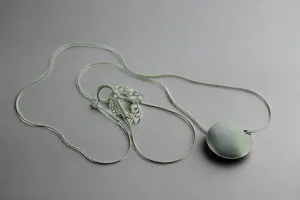 Silver smartie necklace - sterling silver