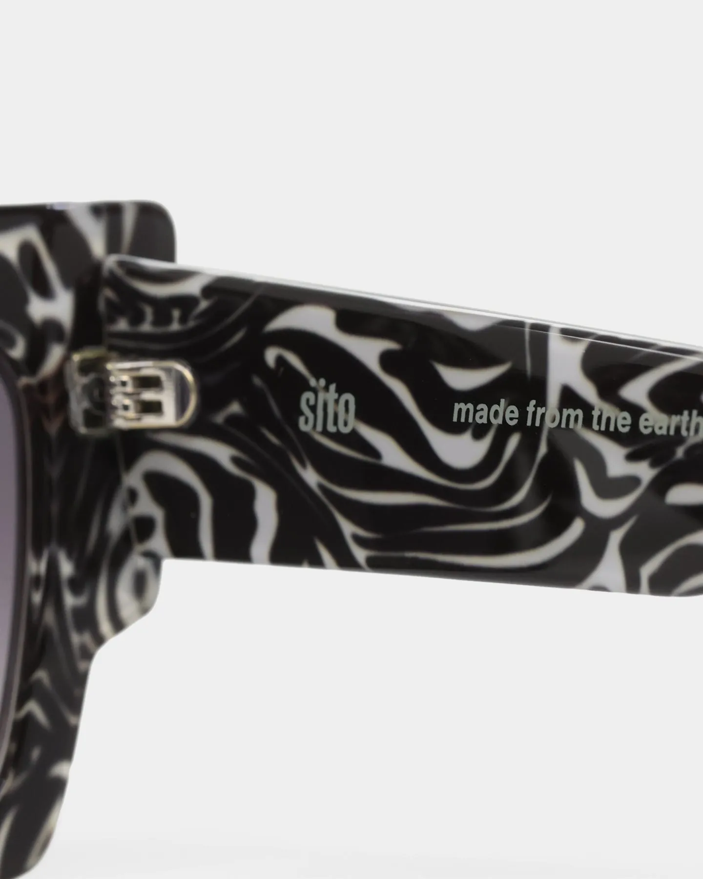 Sito Sensory Division Sunglasses Black Safari/Smoke Gradient