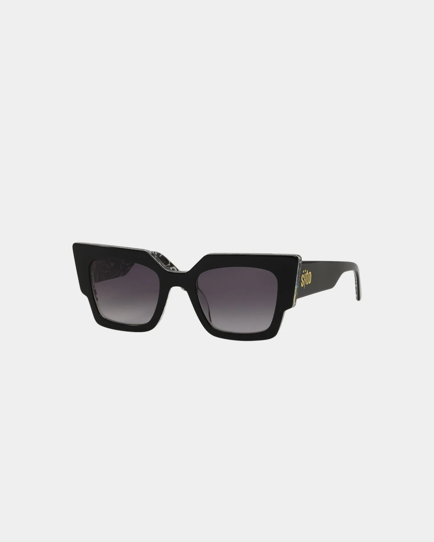 Sito Sensory Division Sunglasses Black Safari/Smoke Gradient