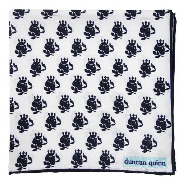 Smoking Skull Silk Pocket Squares