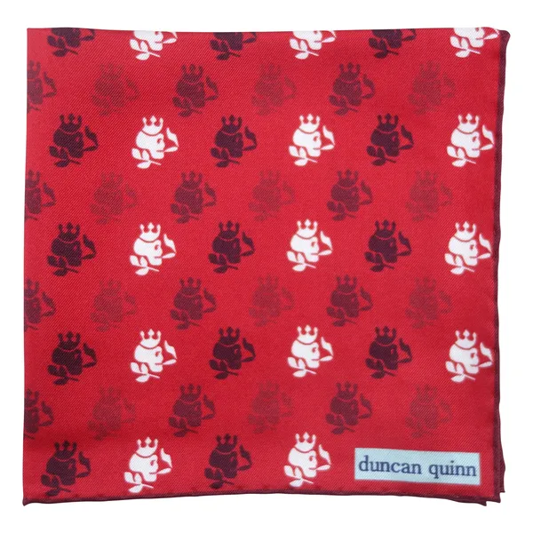 Smoking Skull Silk Pocket Squares