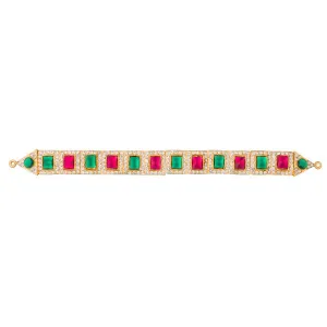 Stone Hip Belt - 9.5 Inch | Ottiyanam/ Waist Belt/ Stone Belt for Deity
