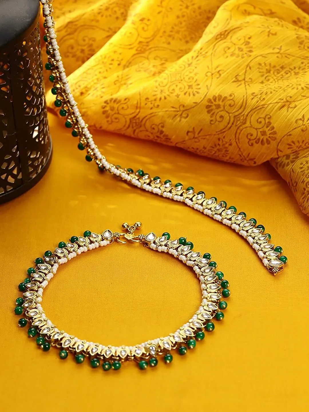 Traditional Gold Plated Kundan & Pearls/Beads