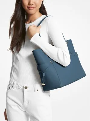 Voyager Small Saffiano Leather Tote Bag