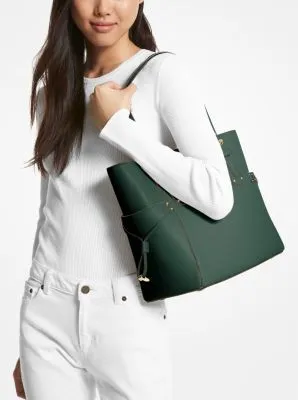 Voyager Small Saffiano Leather Tote Bag